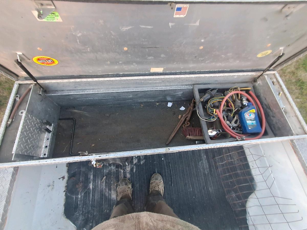 stainless steel truck tool box lockable with keys