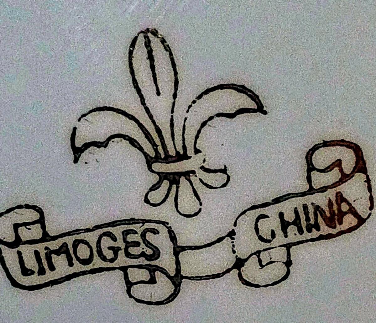 limoges vintage mini porcelain shoe