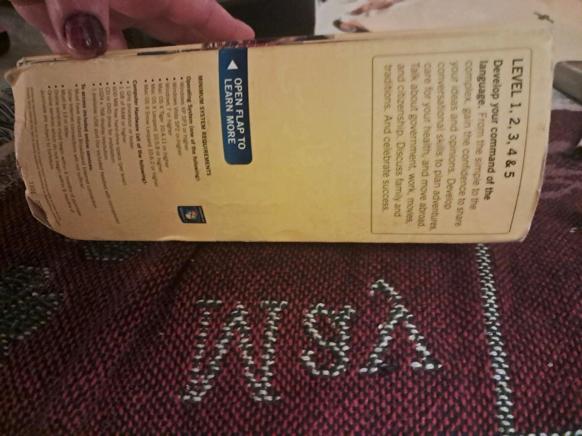 Rosetta Stone new in box