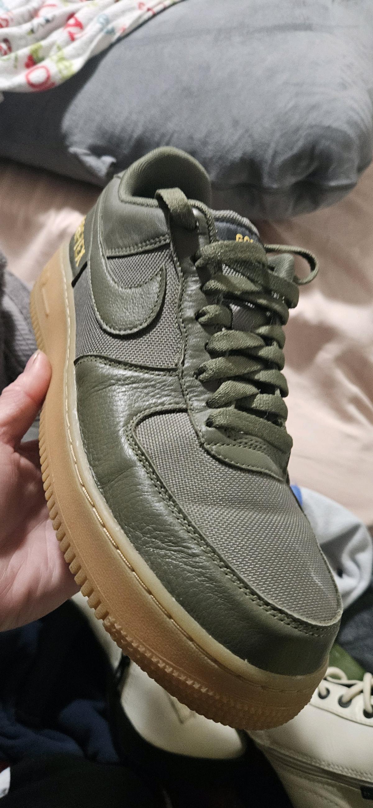 Nike Air Force 1 GoreTex Olive Sneakers