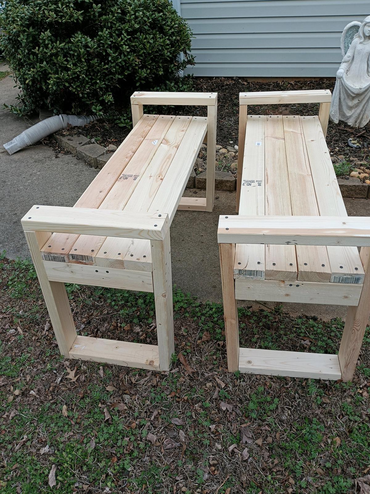 Benches Entry way are Hall way