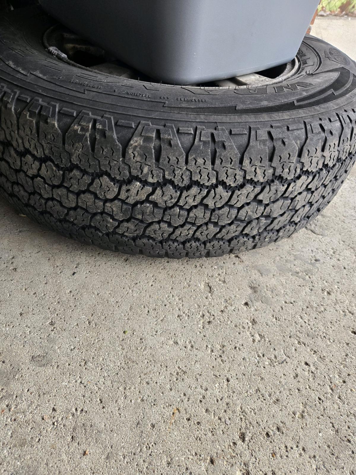 Set of wheels with Tires