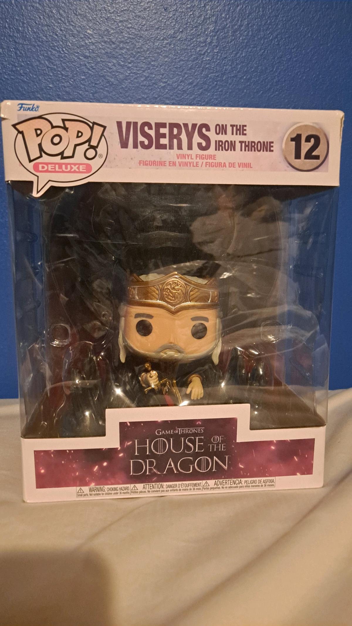 Funko Pop House of the Dragon Viserys on Iron Throne