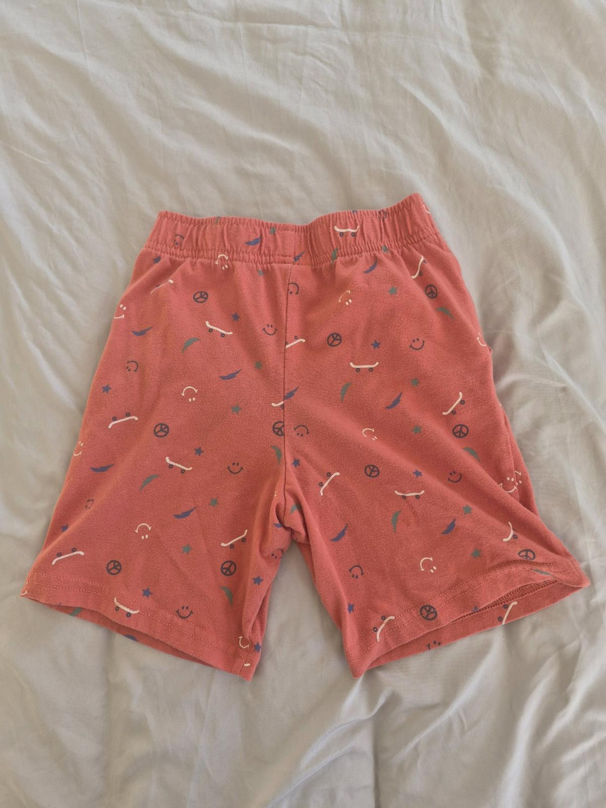 Garanimals Boys 5T Pink Graphic Shorts Elastic Waist Pockets