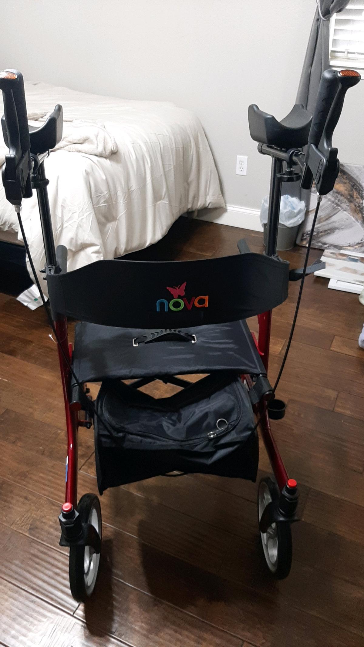 Nova Upright Folding Mobility Chair with Seat