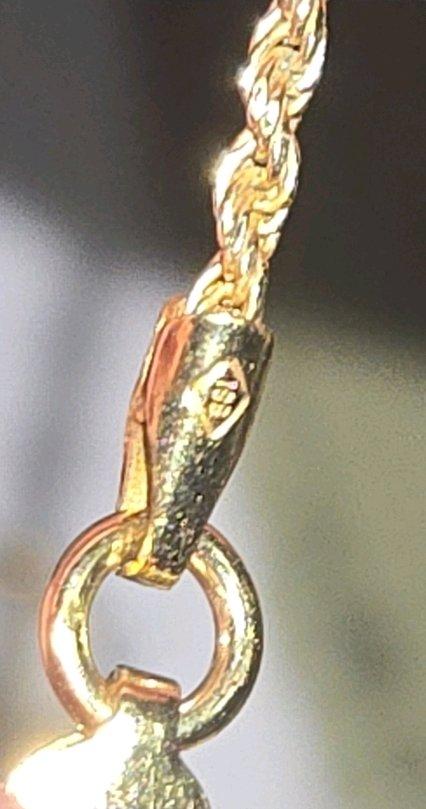 TriTone Sterling Silver Twisted Chain Necklace