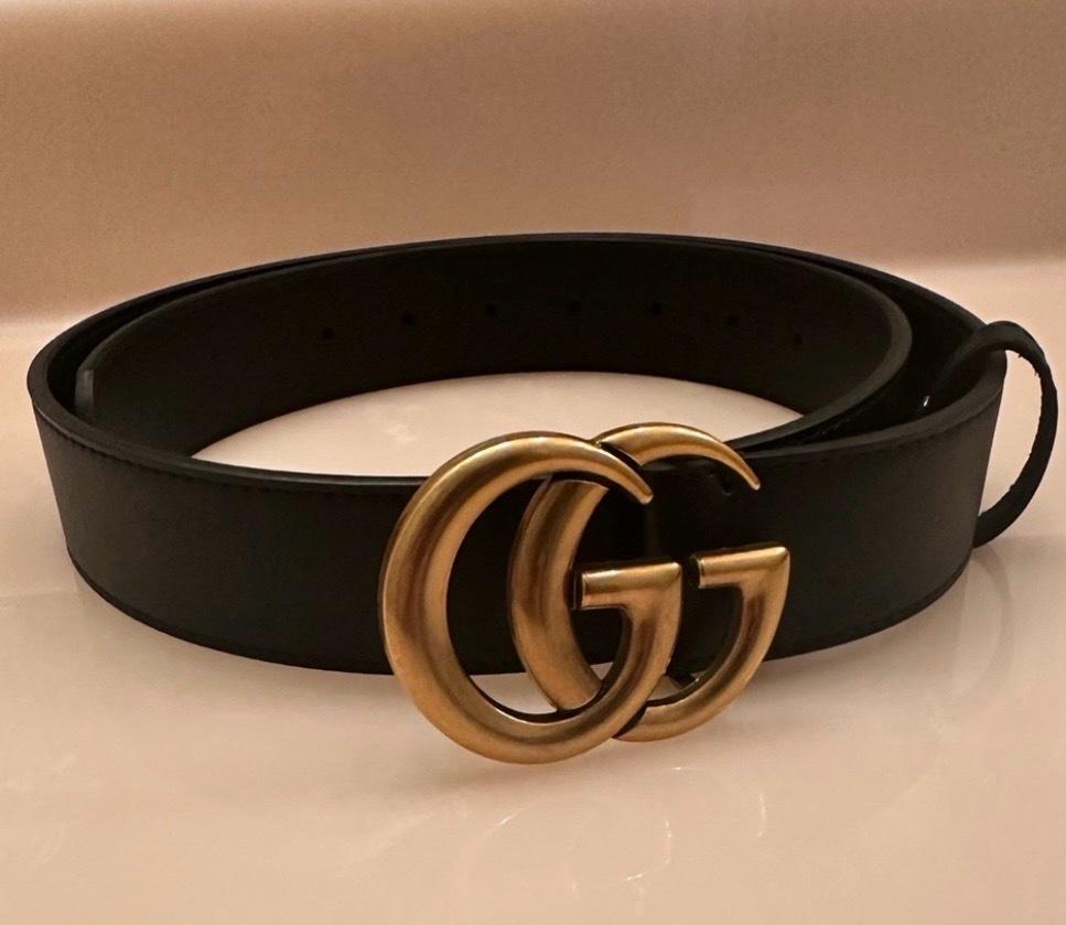 Gucci marmont GG belt