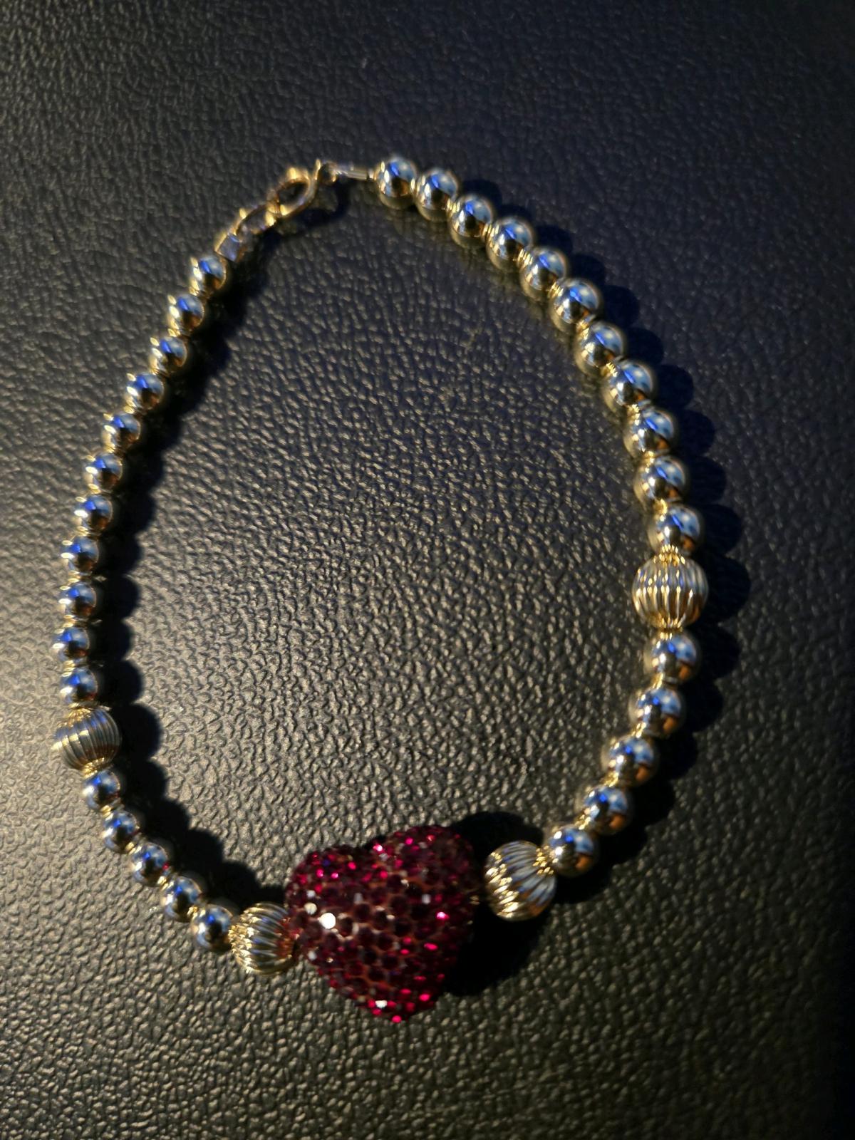 14kt Gold filled Crystal Beaded Bracelet