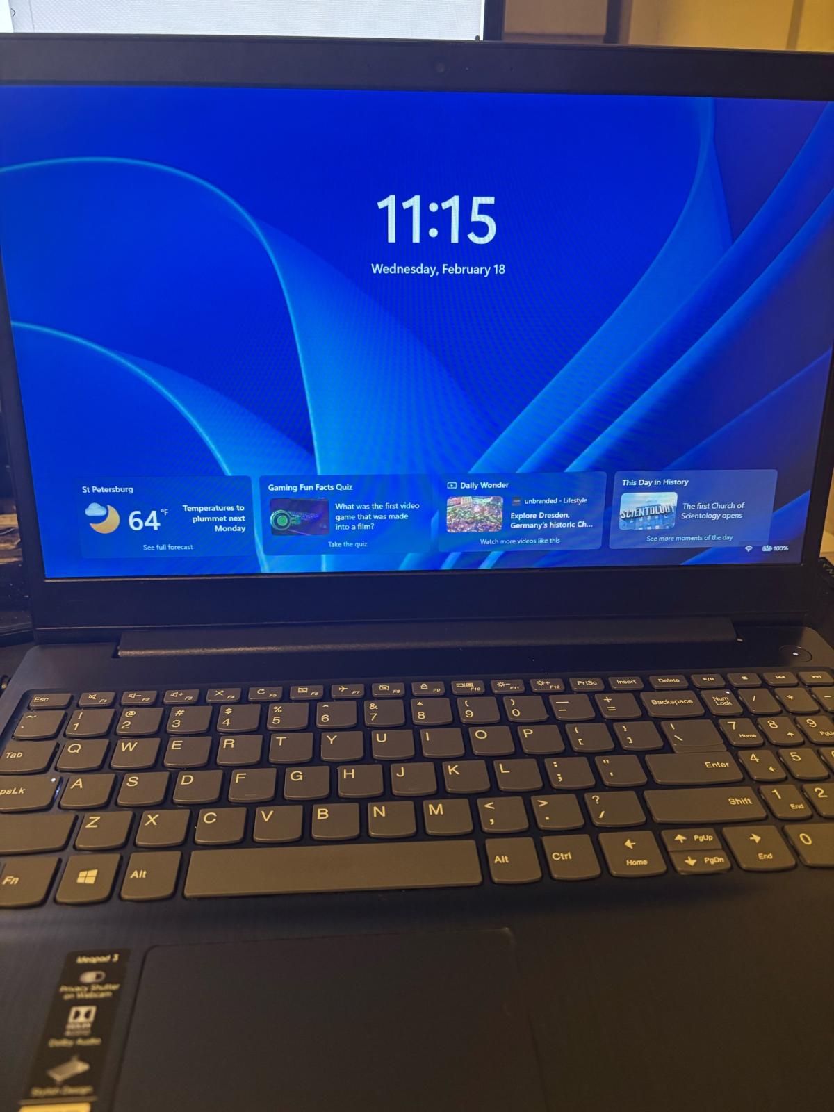 Lenovo IdeaPad 3 Laptop  i3 8GB RAM  Works Good  100 OBO Nee