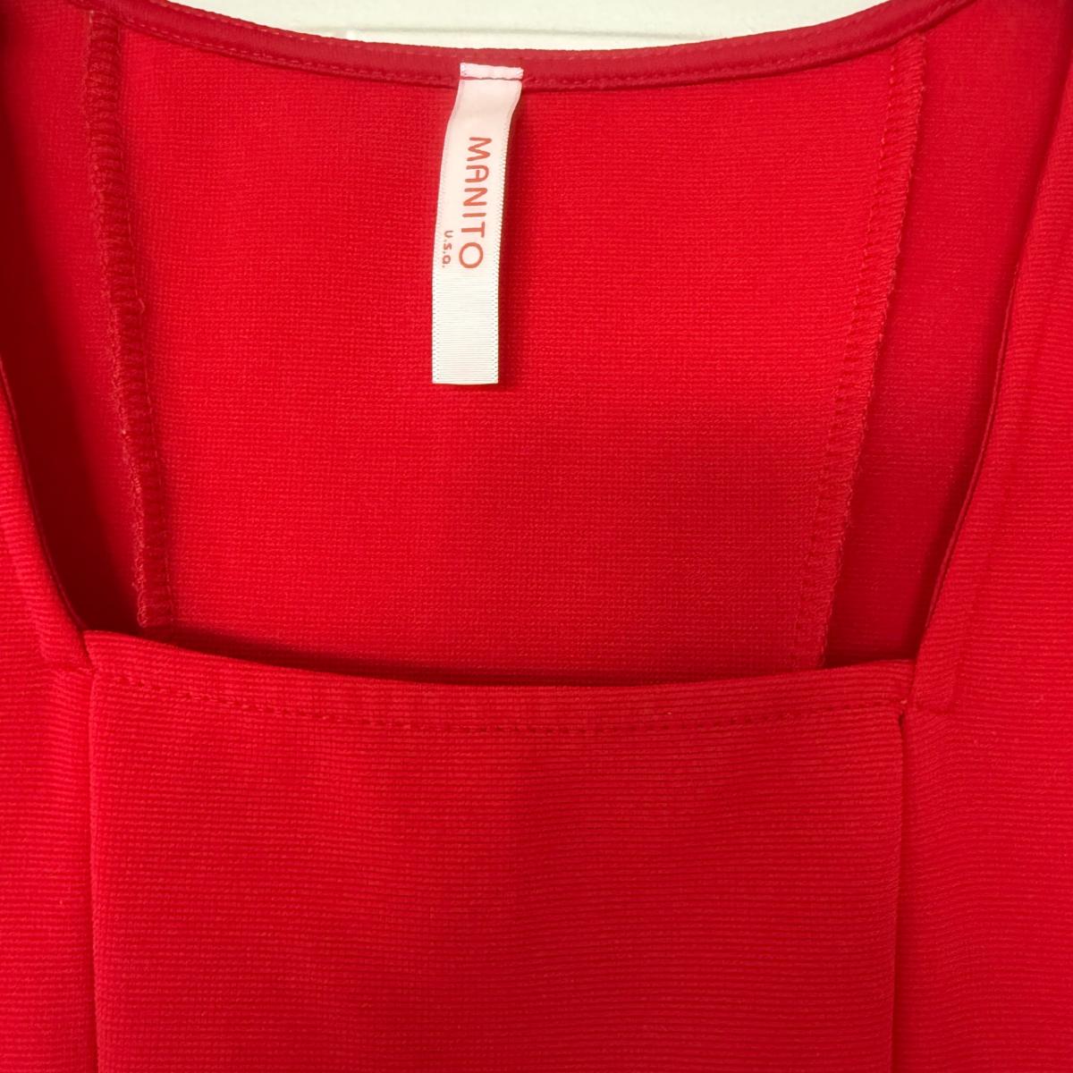 HOT RED SCULPTED PEPLUM TOP  SNATCHED WAIST  DATE NIGHT