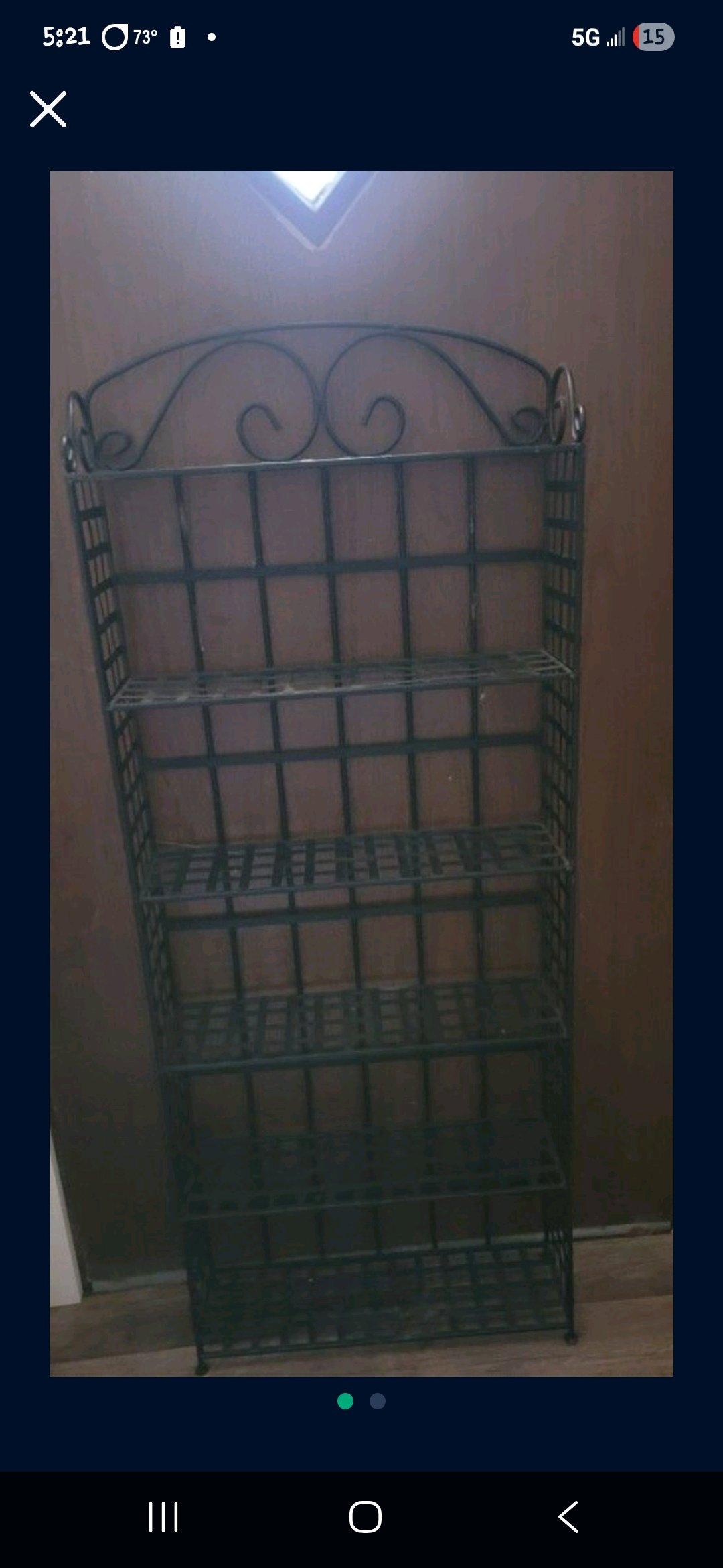 iron shelf