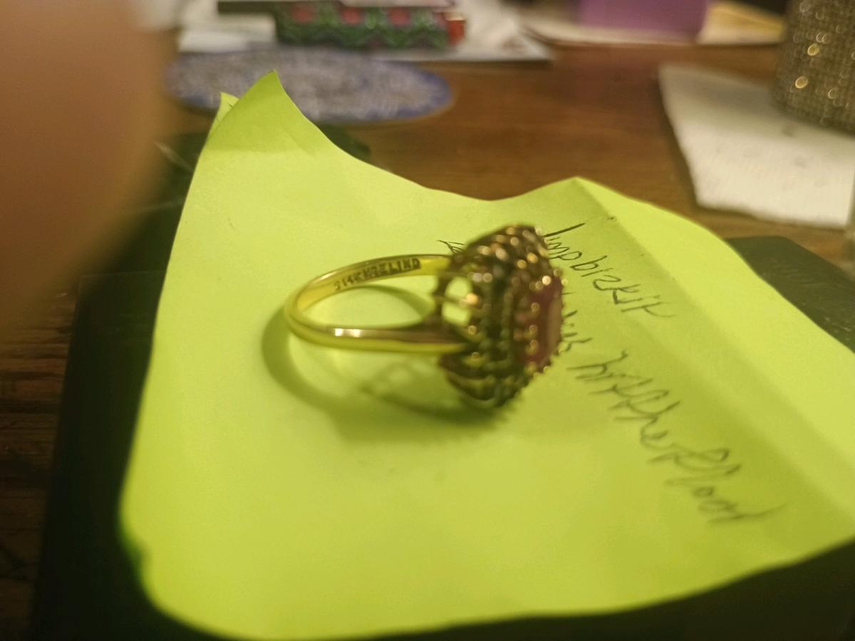 size 11 ruby and diamond s14k hge lind