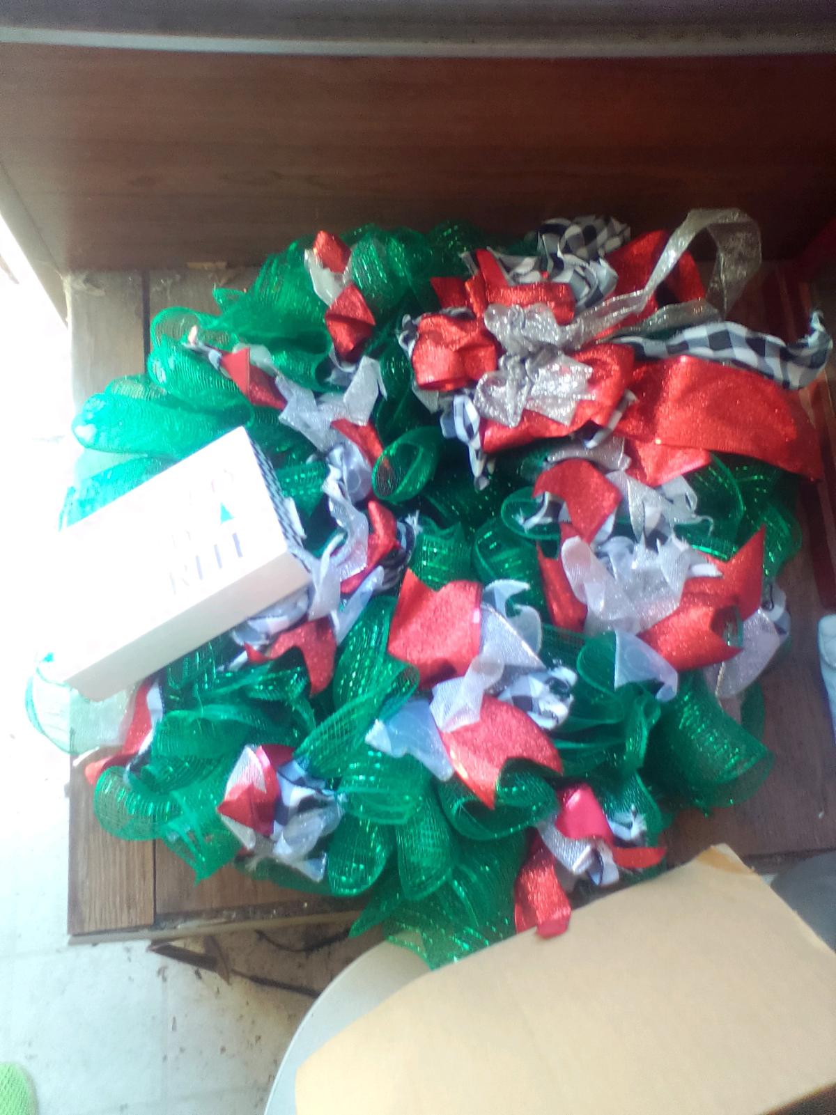 the Easter and Christmas wreaths and the vace