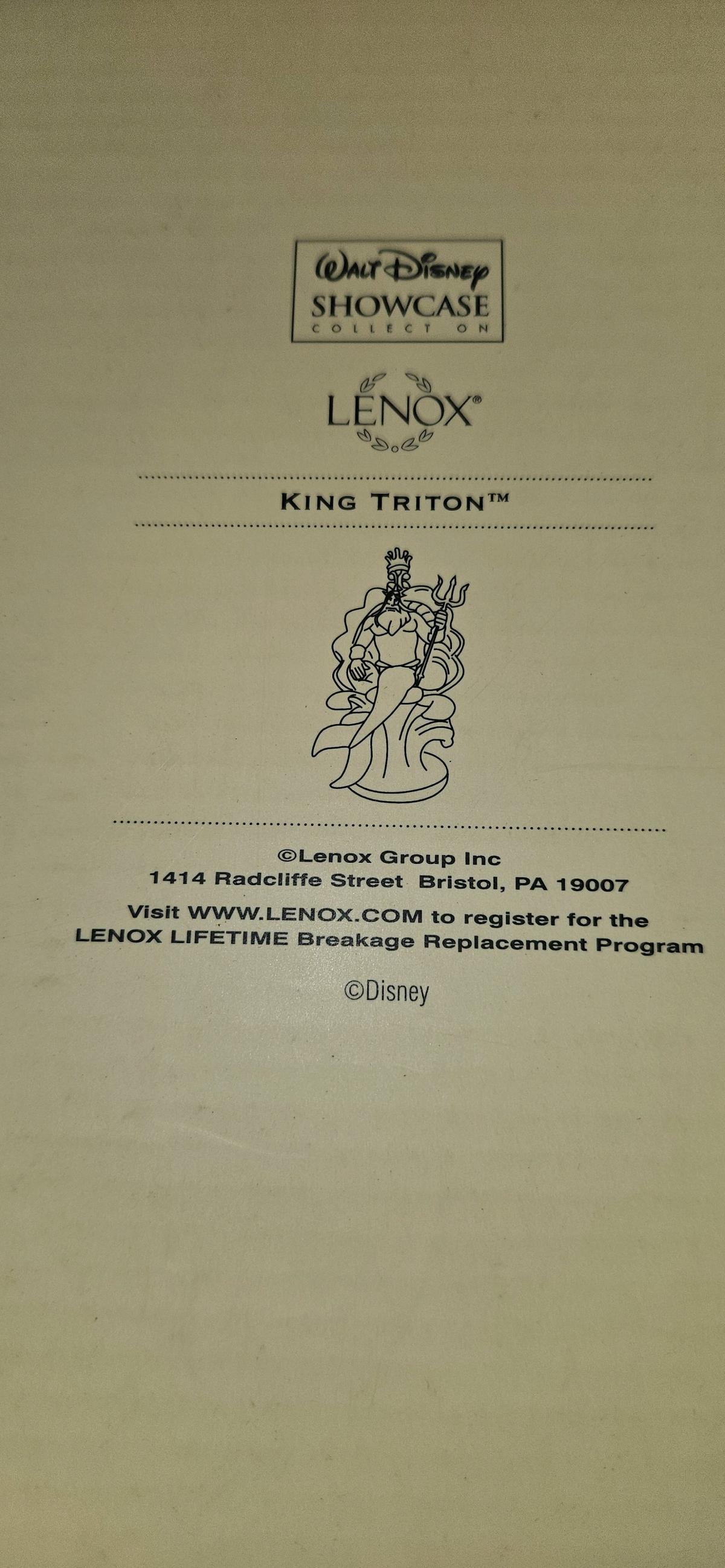 Disney Showcase Collection King Triton