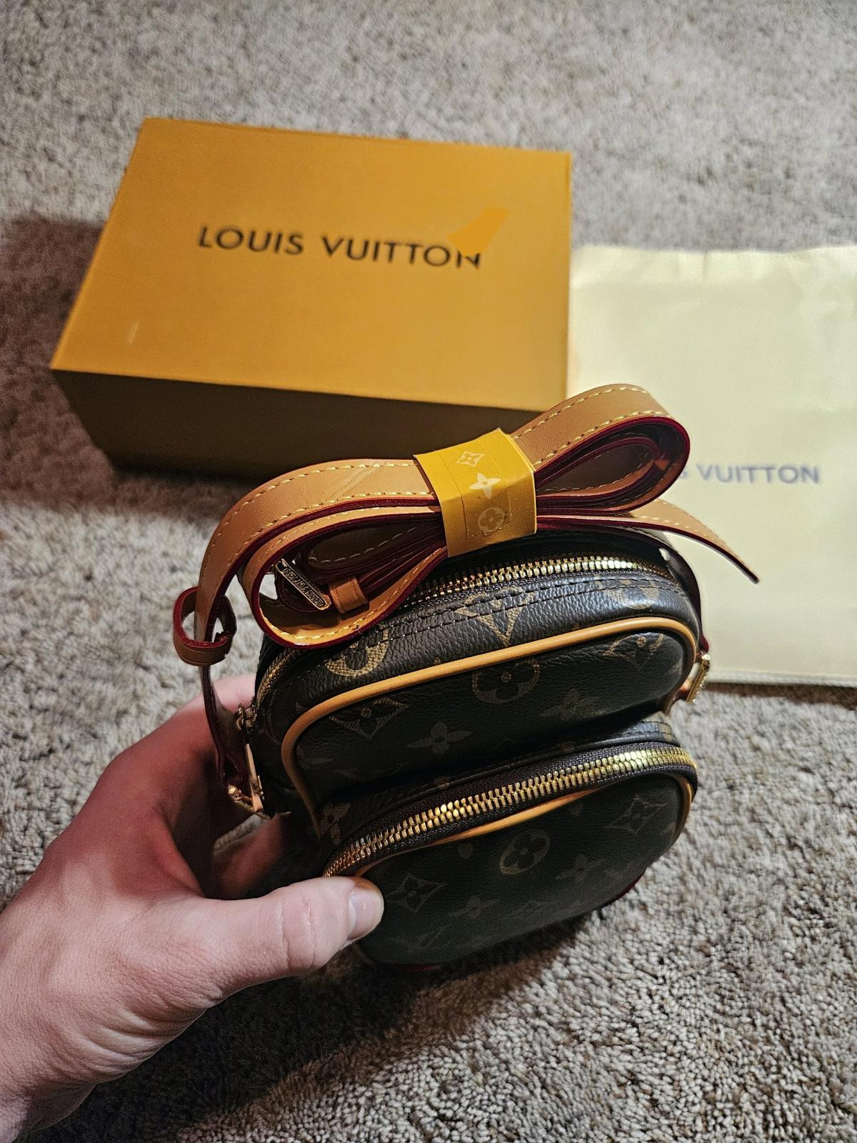 Louis vuitton womens mine backpack bag