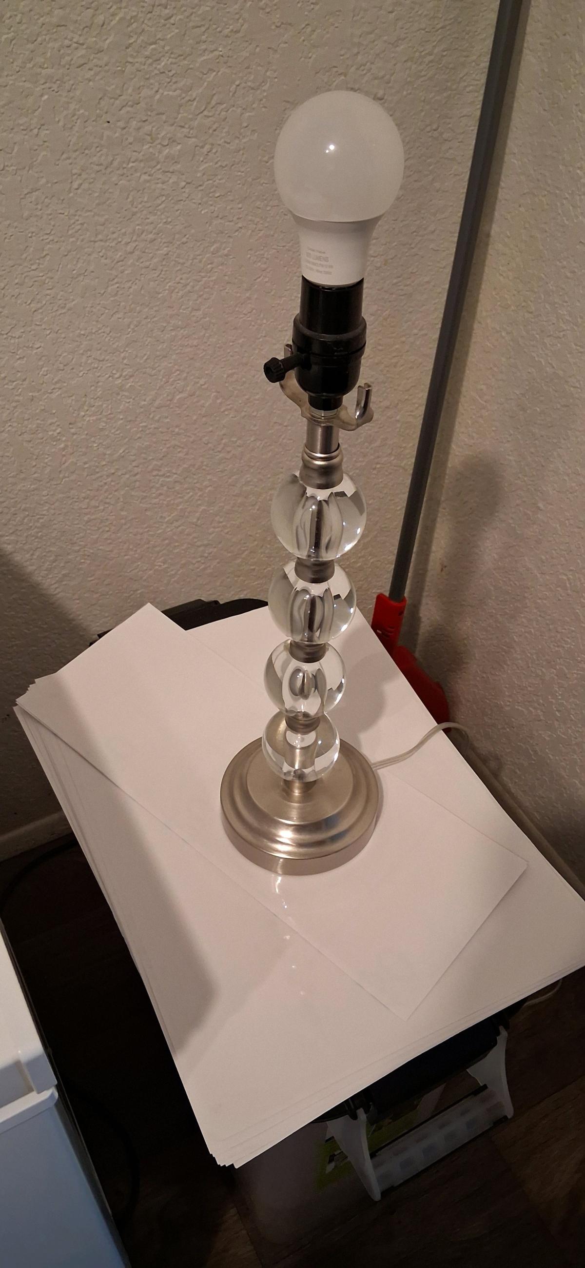 Glass lamp