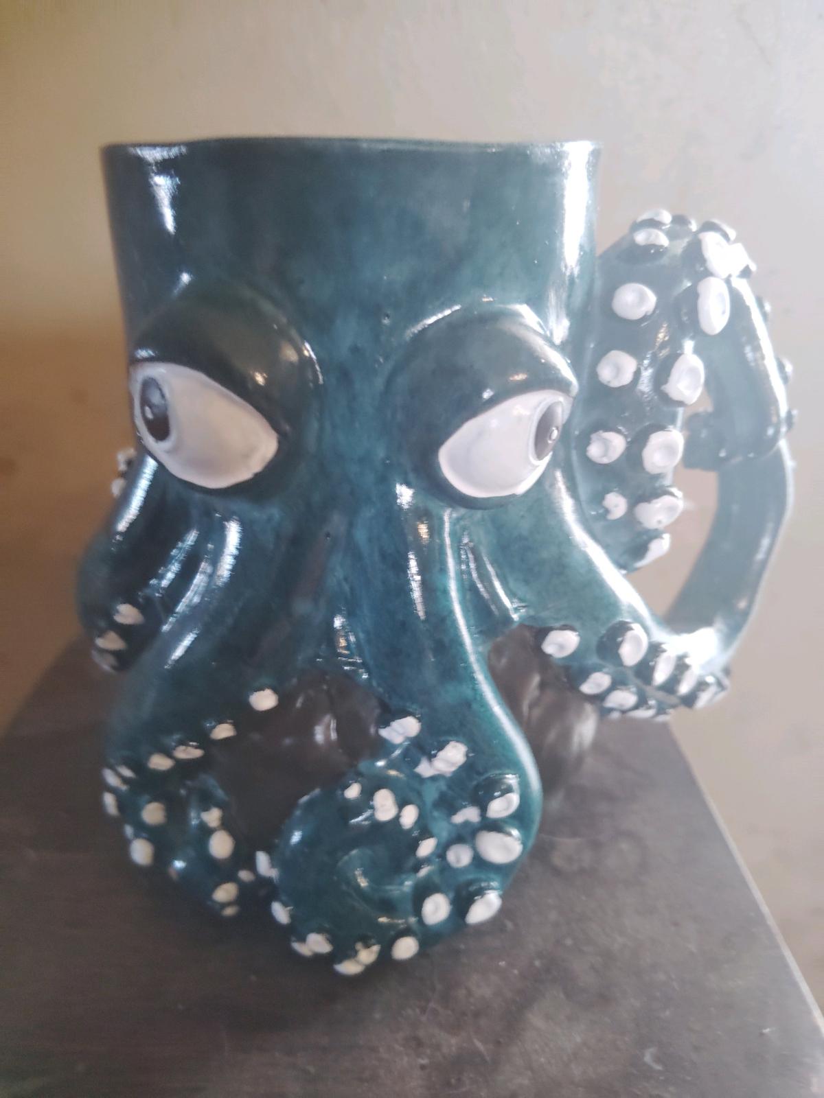 3D Octopus Shaped Mug 2 Available
