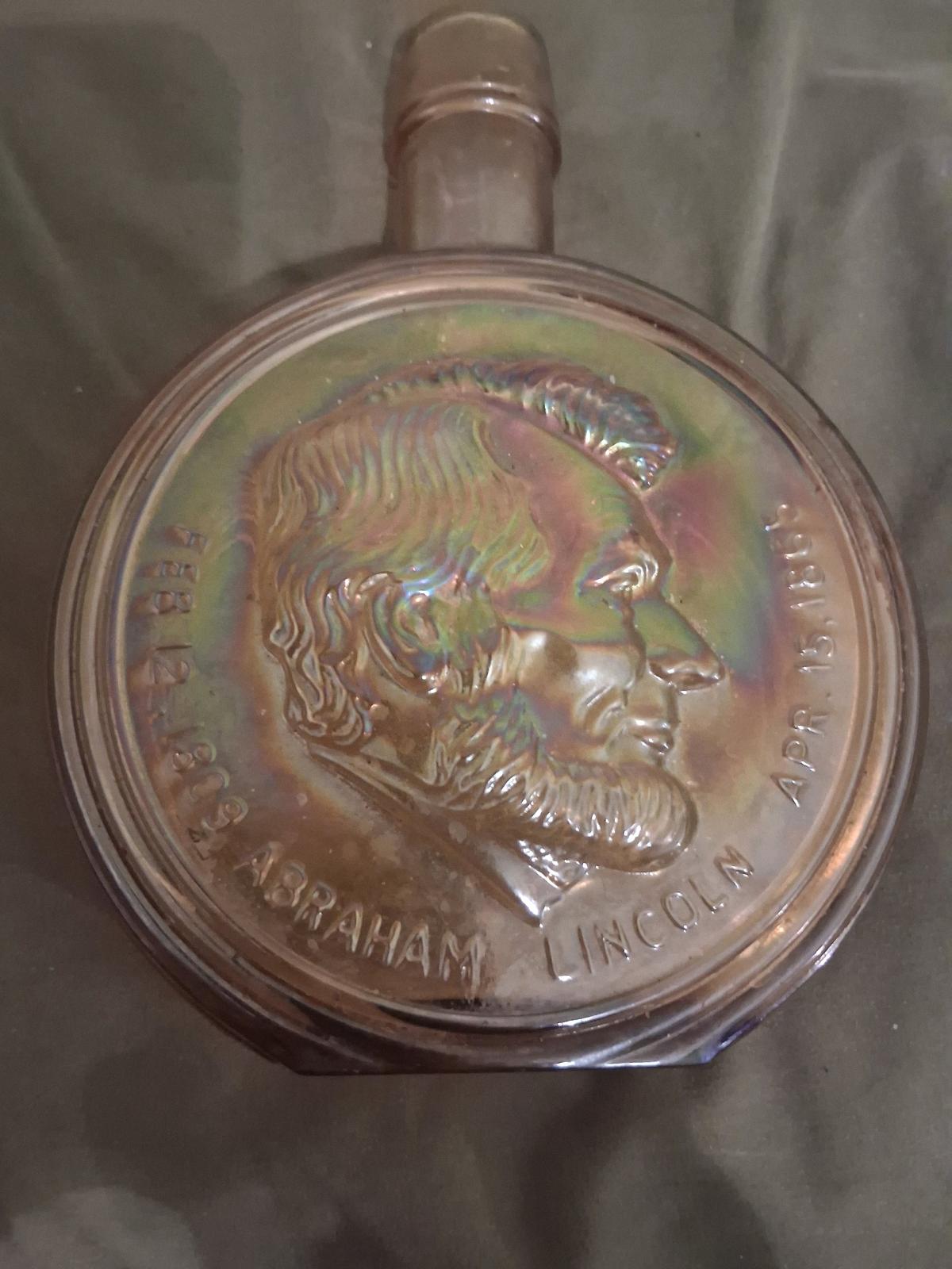 Lincoln liquor decanter