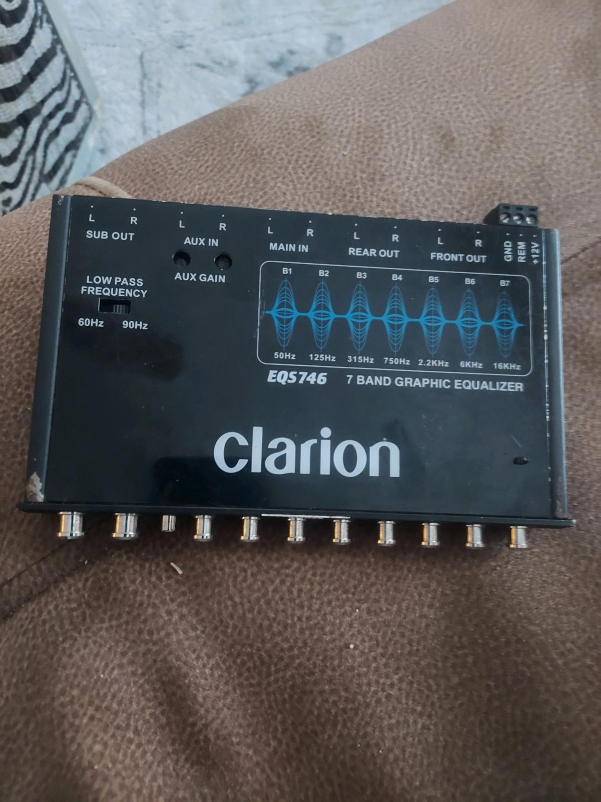 Clarion 7 channel euqualizer