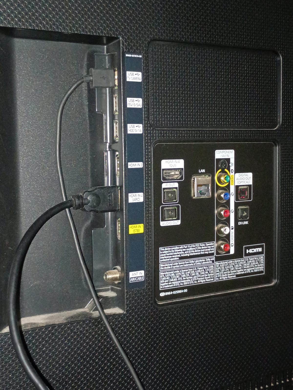 Samsung 60in high definition television