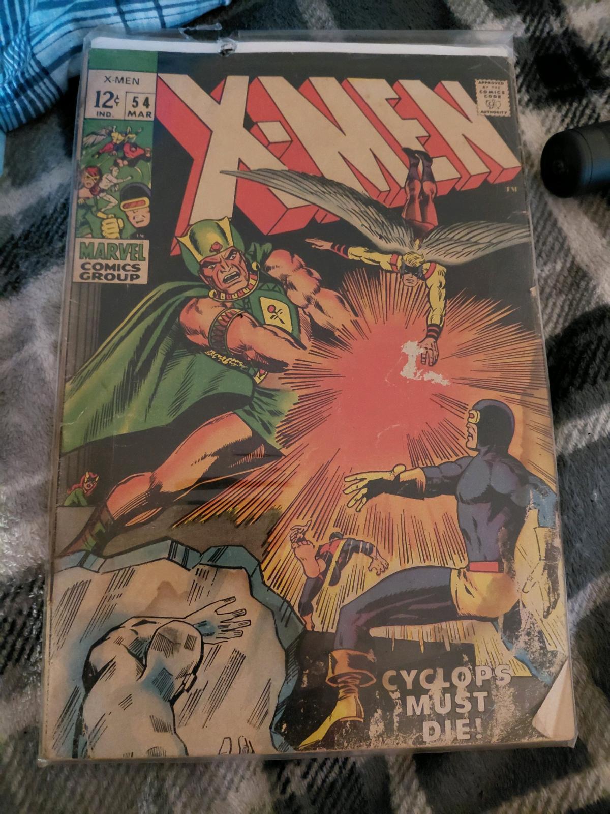 1969 x men comic book cyclops must die 54