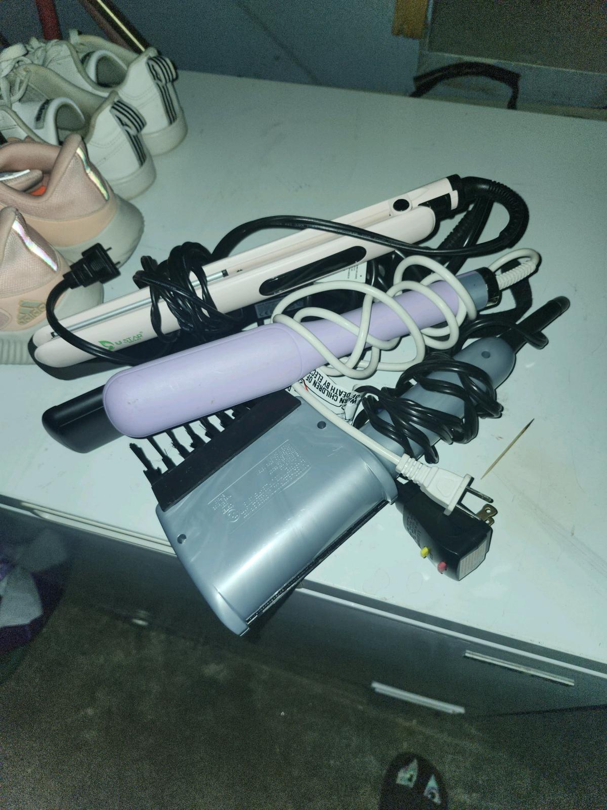 Hair straightener and hair dryer