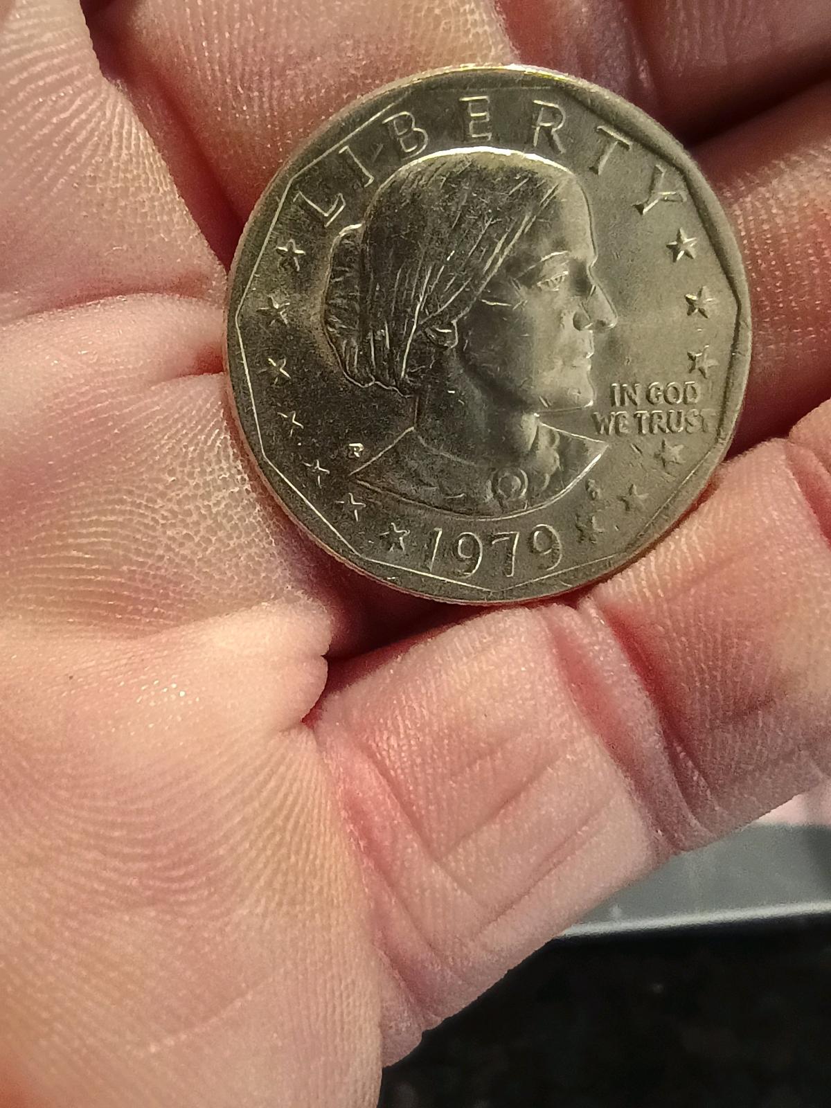 1979 Susan B Anthony wide rim verity