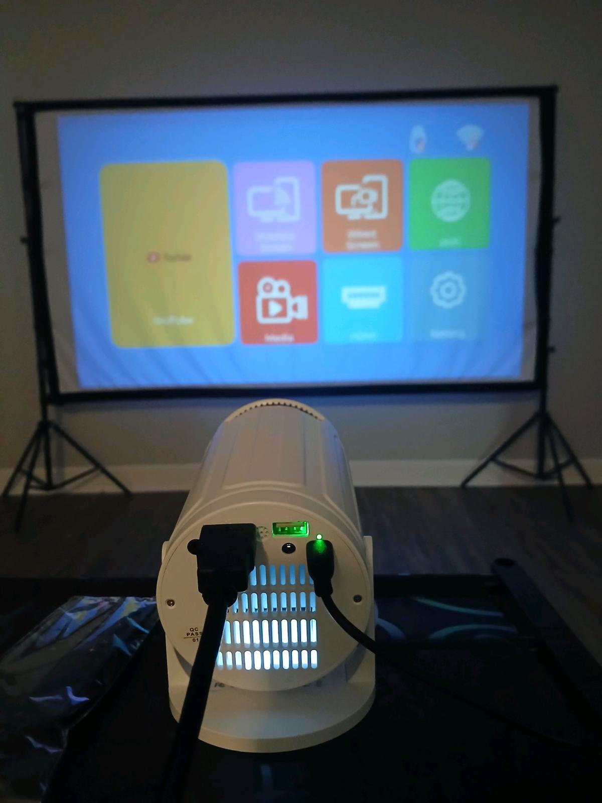 Mini Projector with Stand and YouTube