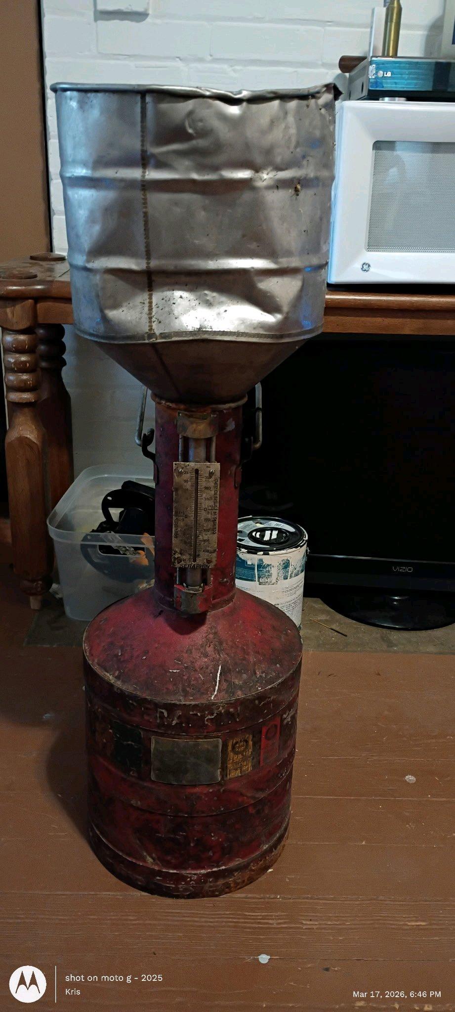 syphone test tank for gas