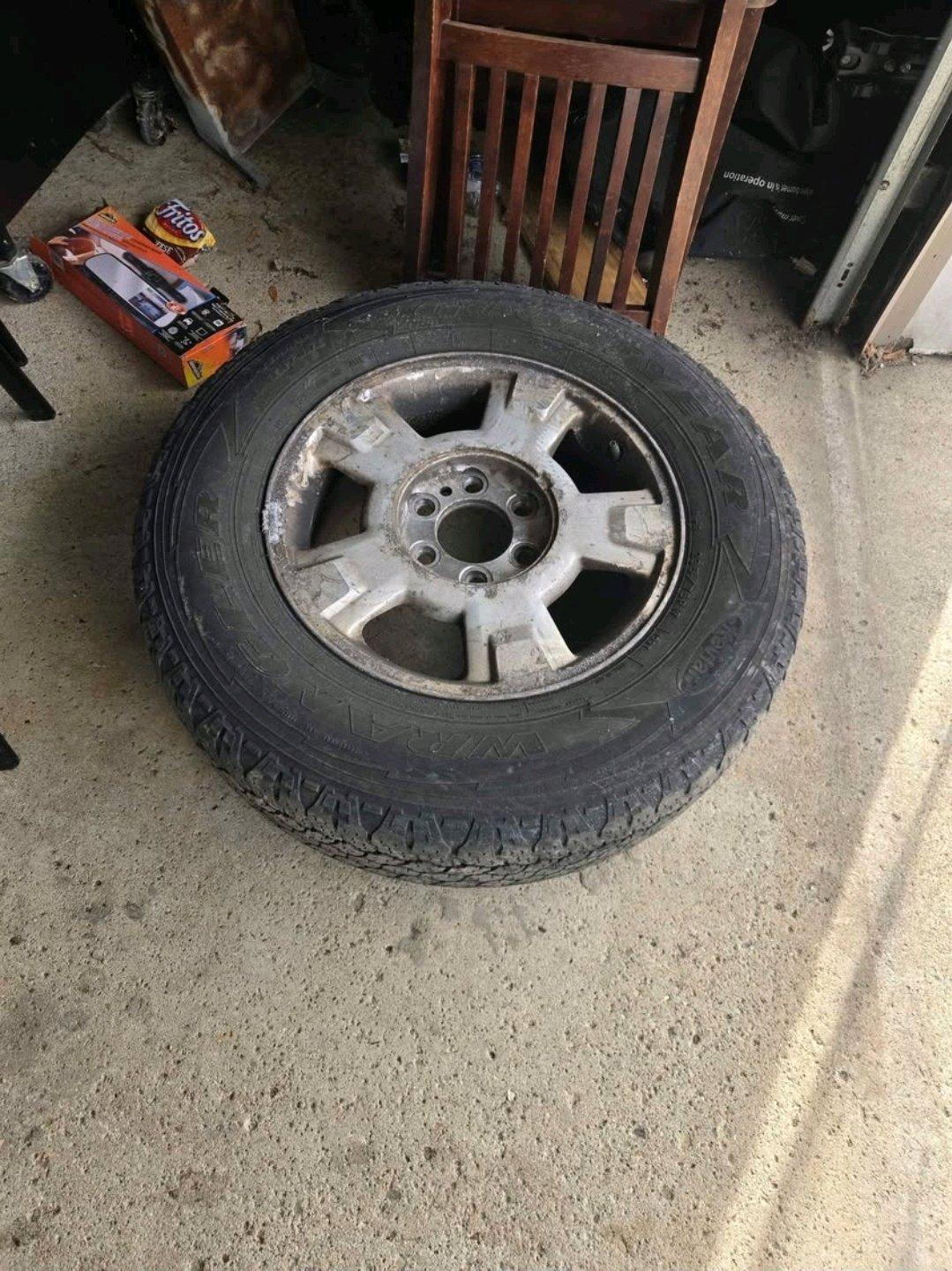 Set of wheels with Tires