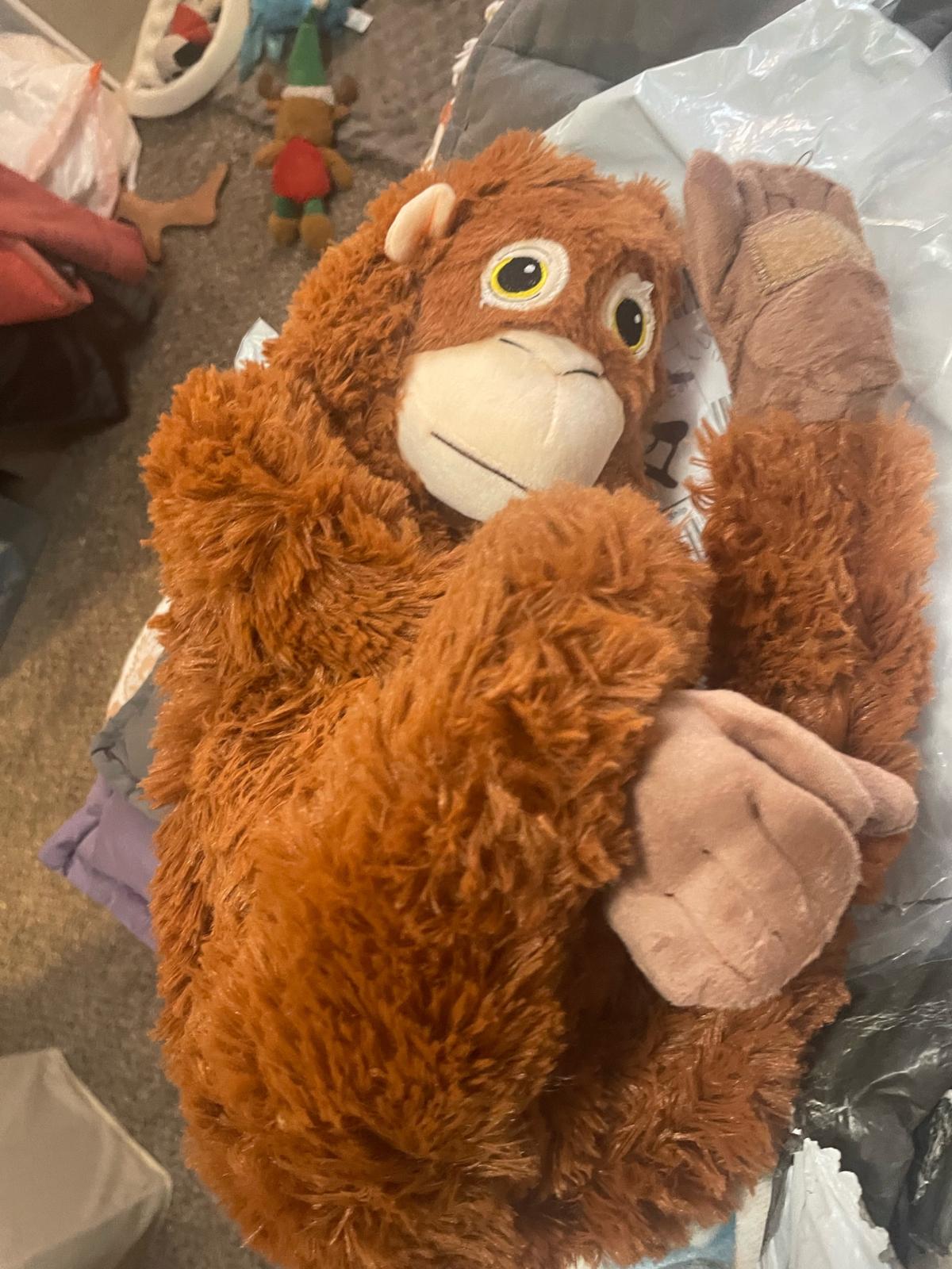 Plush Orangutan Brown Ikea Like Plush 26in  NWOT