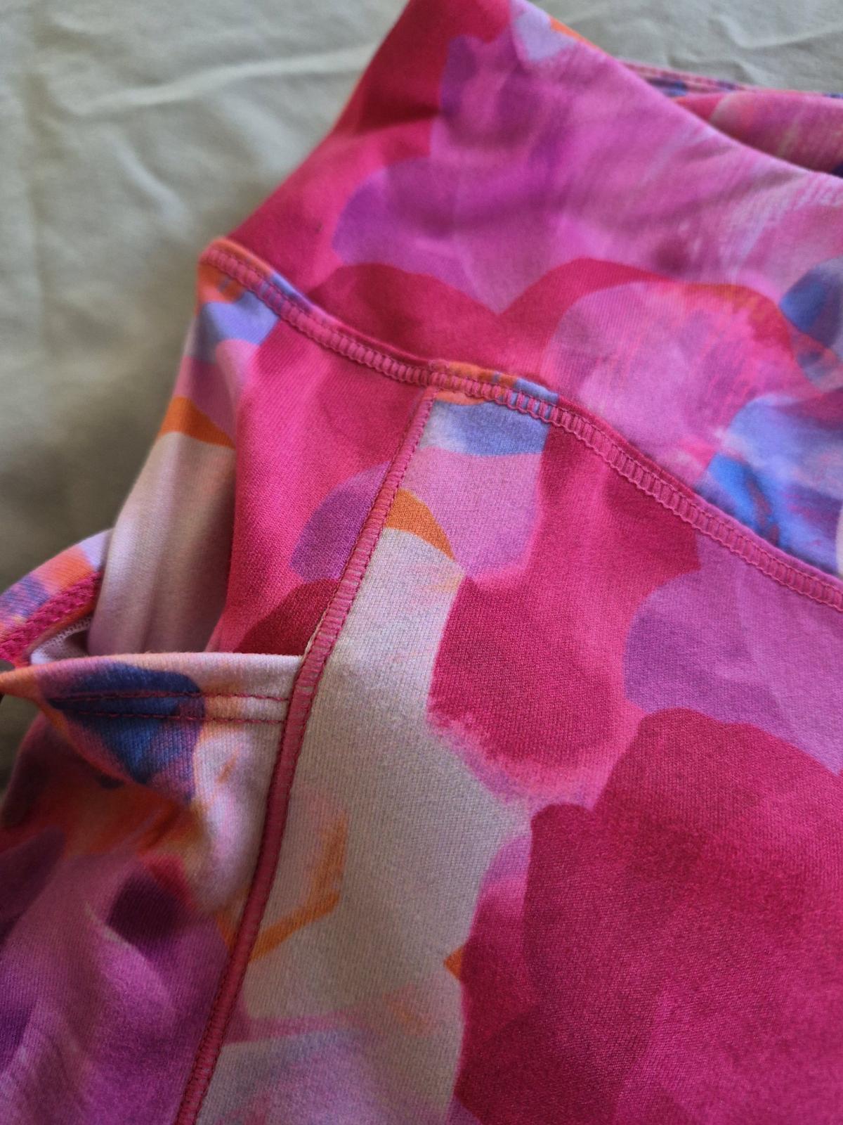 Girls XL 1416 Members Mark Floral Active Leggings NWT Pocket