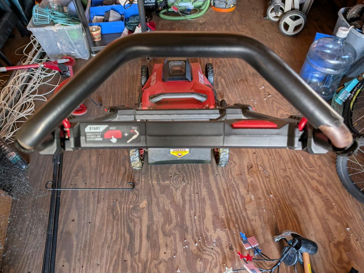 Skil battery powered push mower