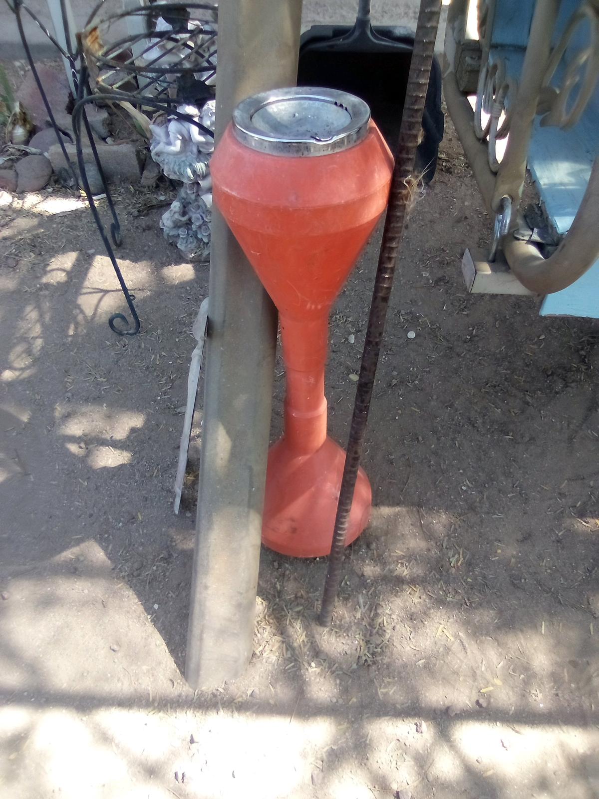 antique ashtray for outside