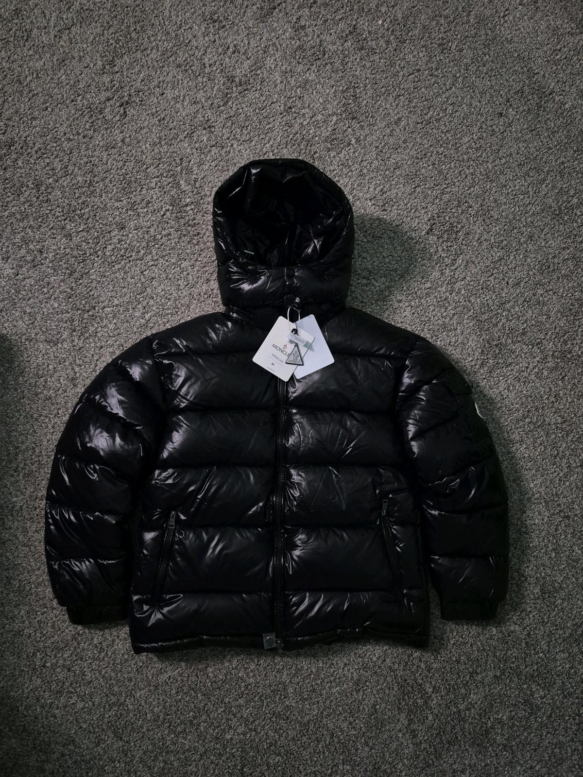 Black Moncler Puffer Jacket Size M
