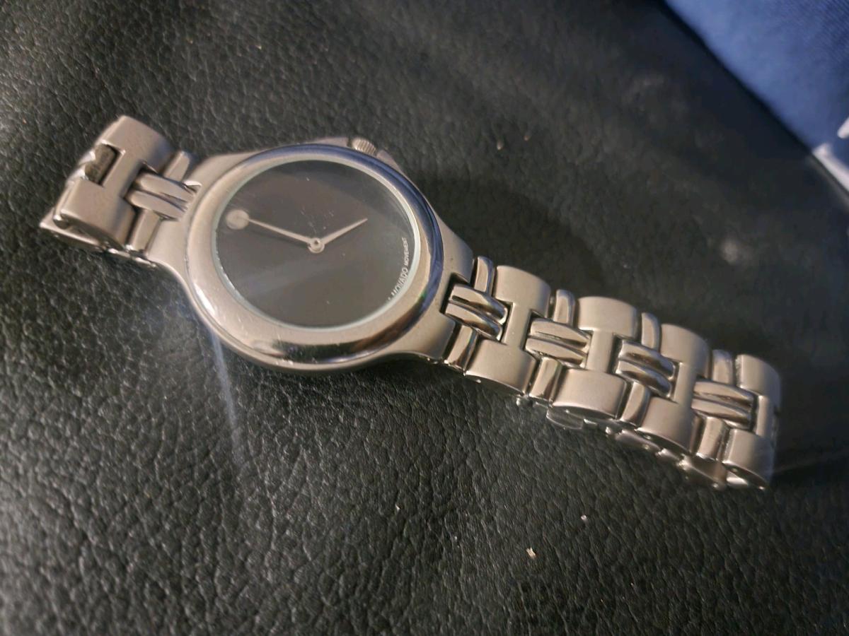 Movado museum stainless steel