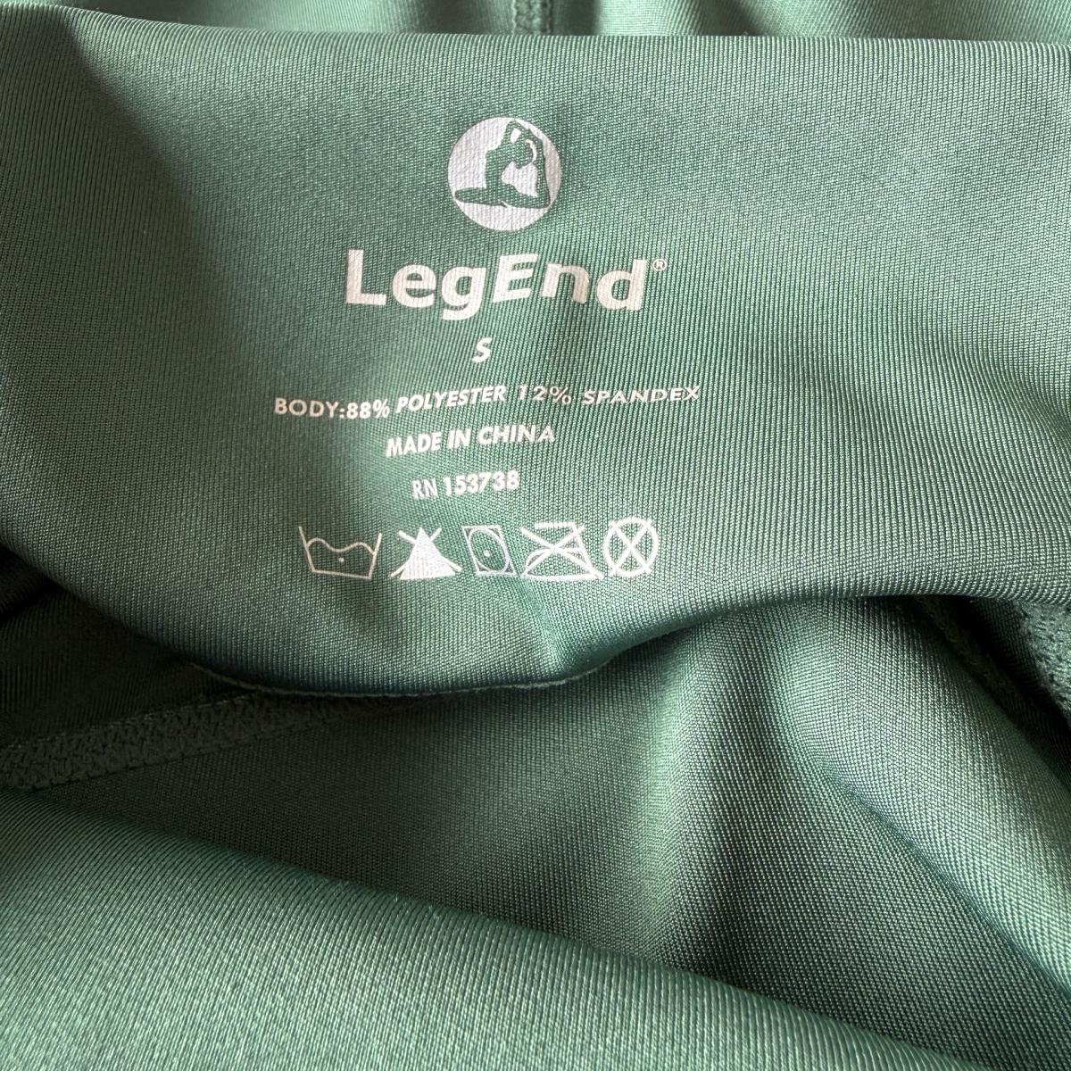 LegEnd HighWaisted Performance Yoga Leggings  Emerald Green