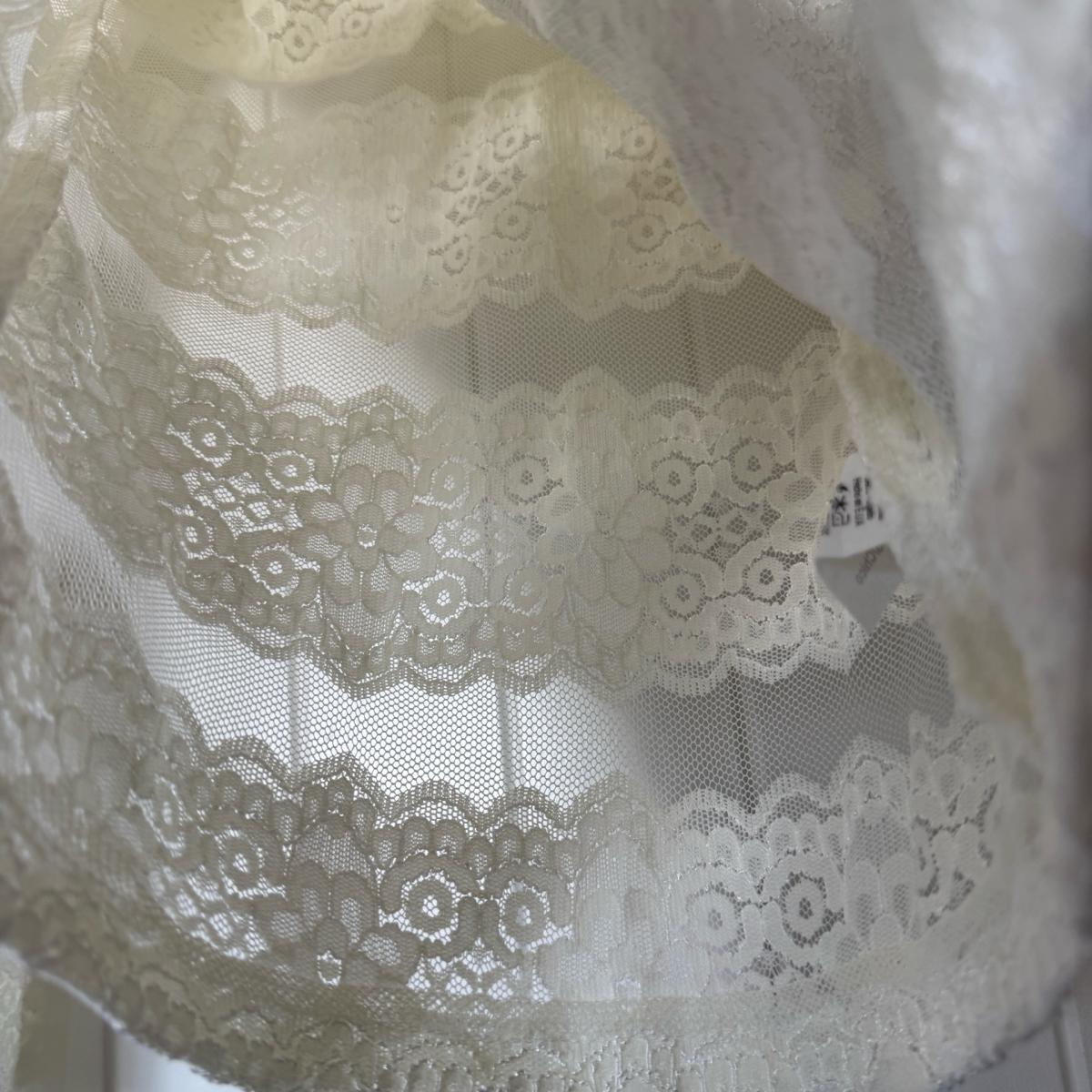 Romantic VintageInspired Ivory Lace HighNeck Blouse Sheet