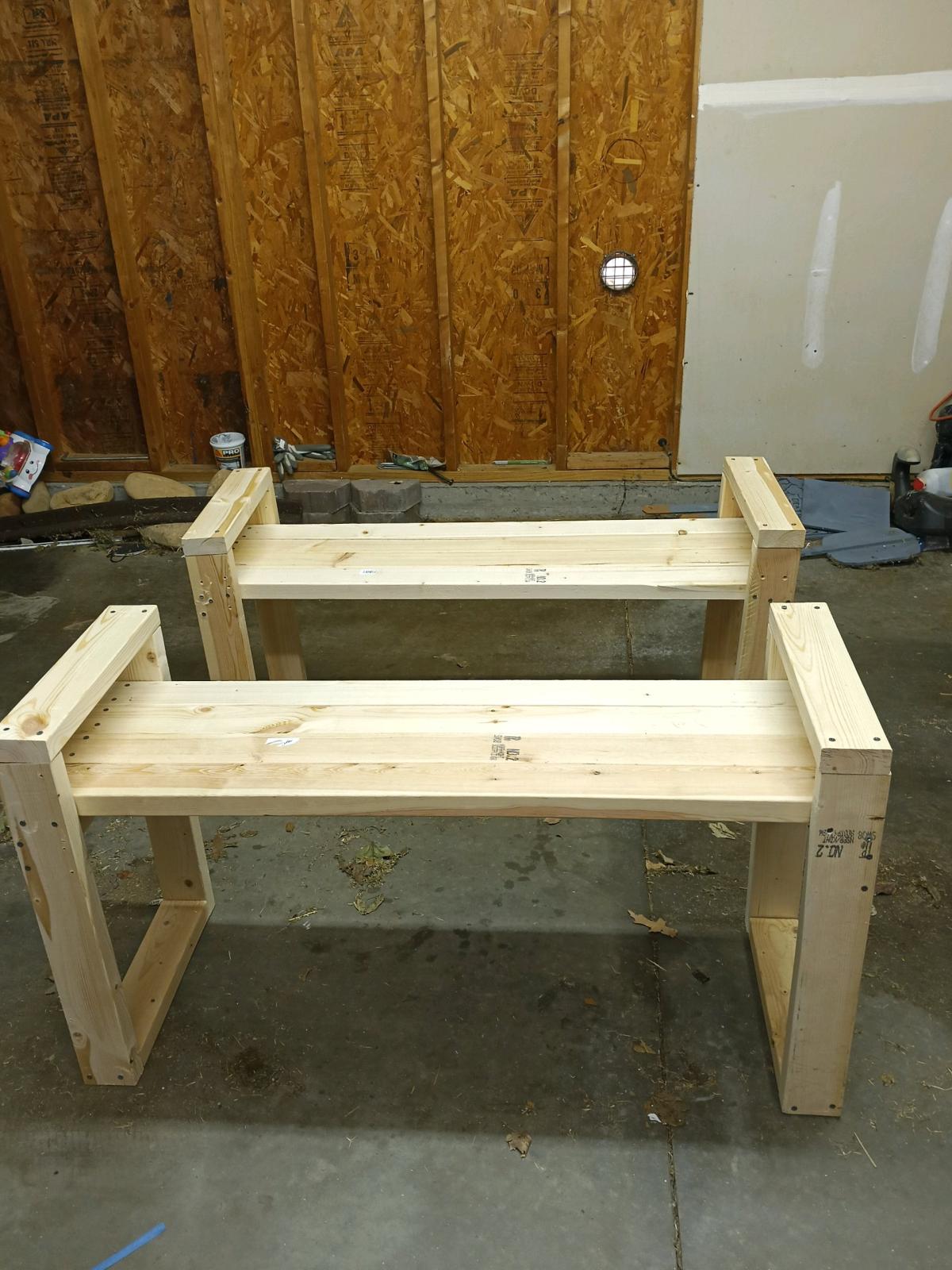 Benches Entry way are Hall way