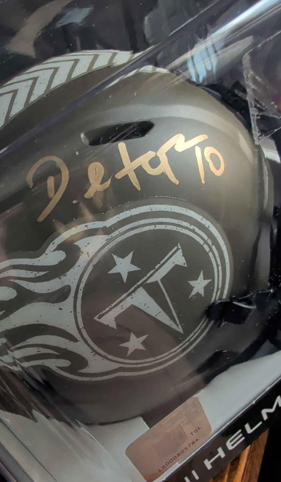 Deandre Hopkins STS mini helmet