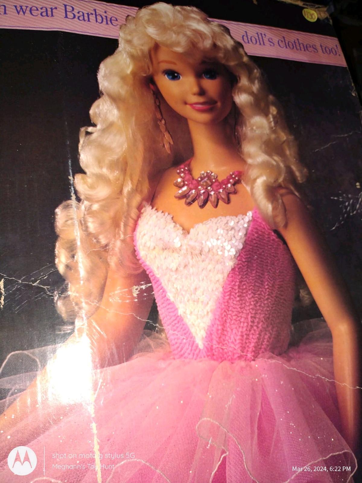 Vtg 92 My Size Barbie Doll