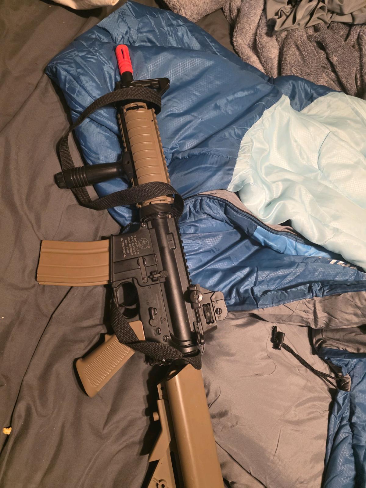 aursoft rifle with gear