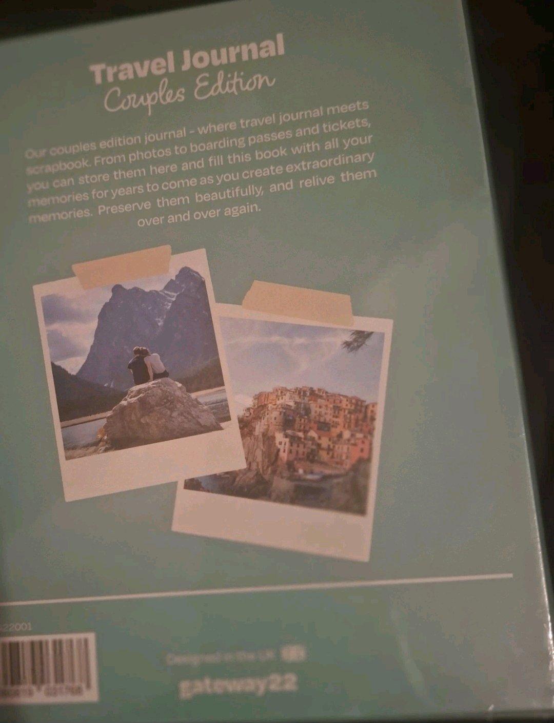 Travel Journal Couples Edition