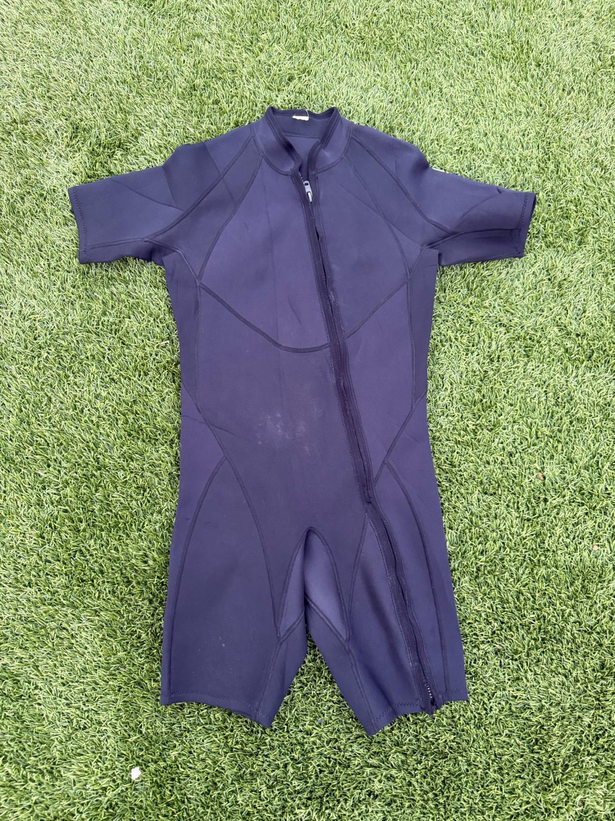 EVO 3mm Wetsuit Top Black Neoprene Surf Dive