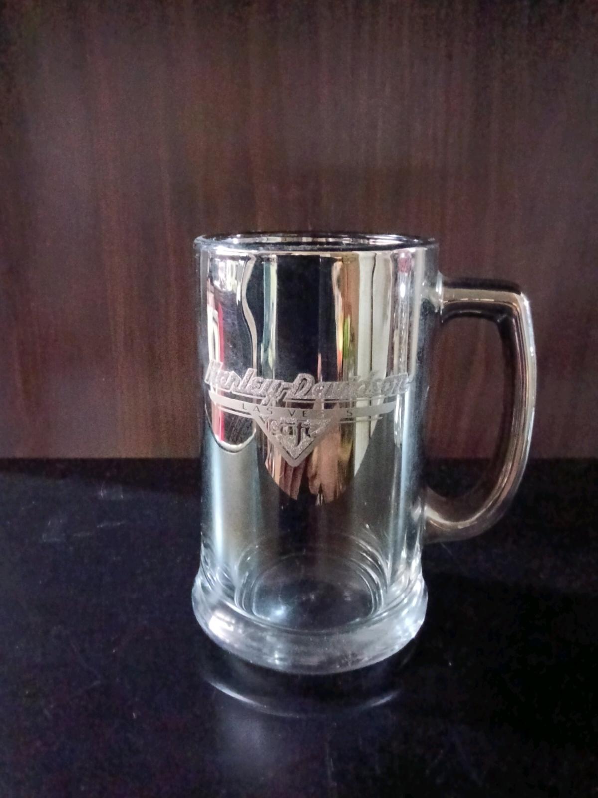 Harley Davidson glass mug