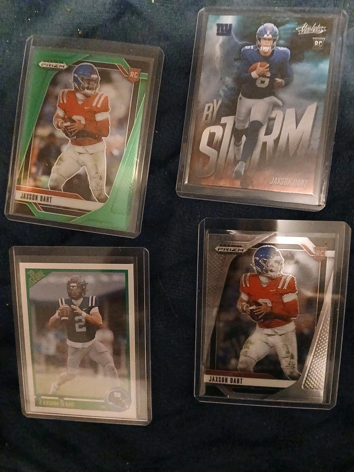 jackson dark rookie lot 4 cards