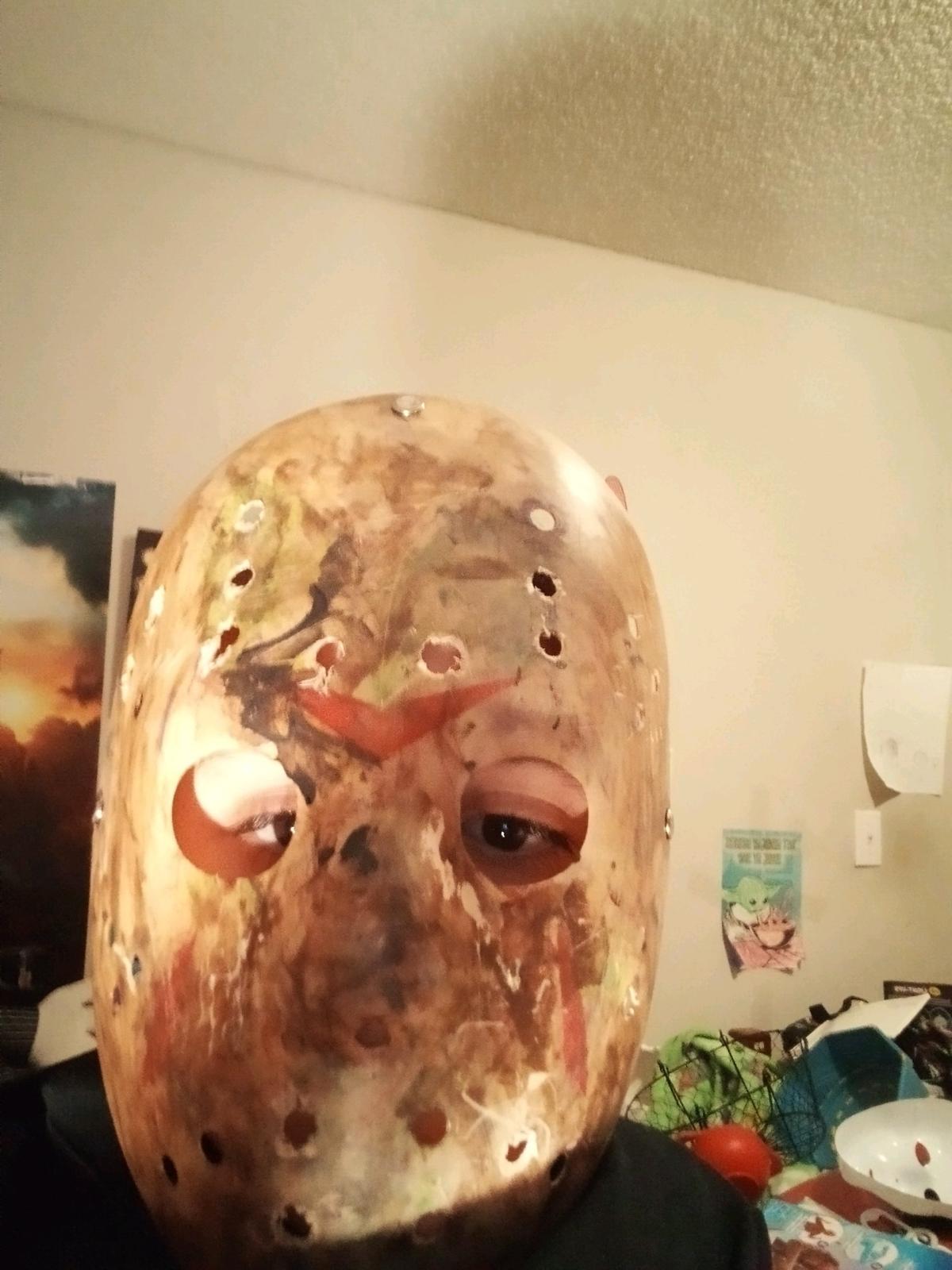 a scary Jason mask collectible