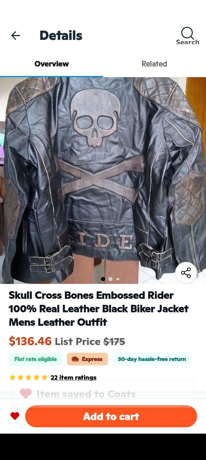 Black Leather Jacket for Men