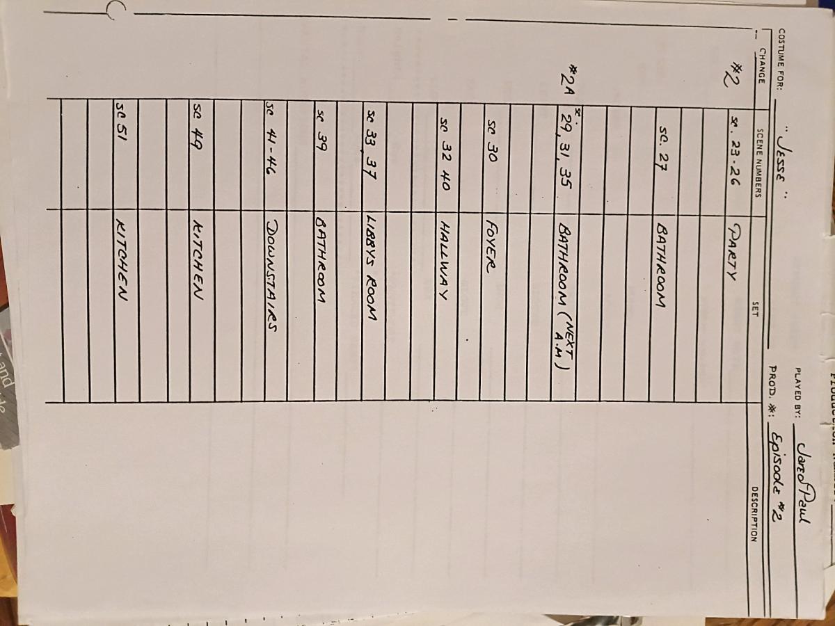 sketches and documents from sue moore archive rare