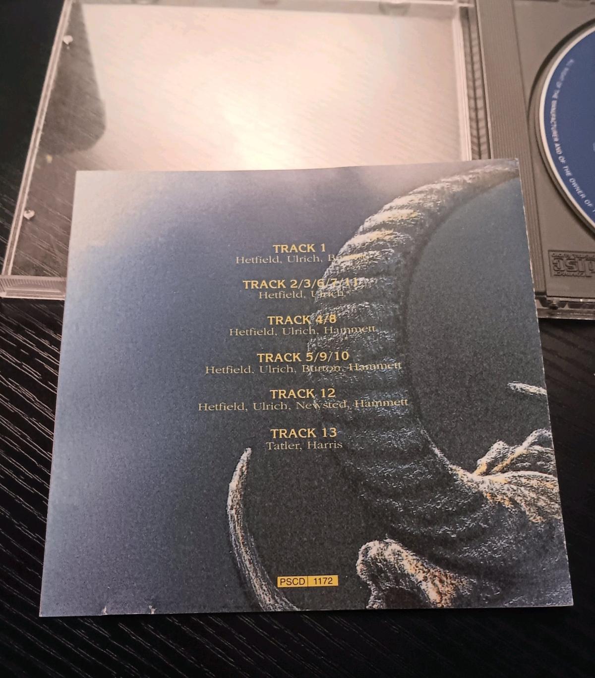 Rare Metallica CD Texas 1989